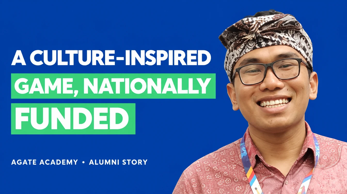 Ahmad Robithoh Akmal — A culture-inspired game, nationally funded. His batik-themed game secured funding from the Ministry of Culture of the Republic of Indonesia.